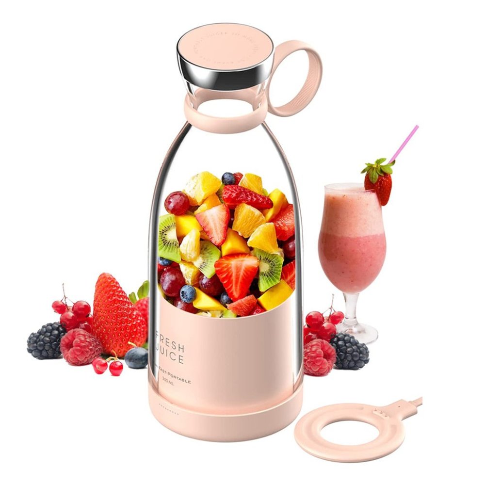 Portable Hand-Held Bottle Fruit Blender USB charger